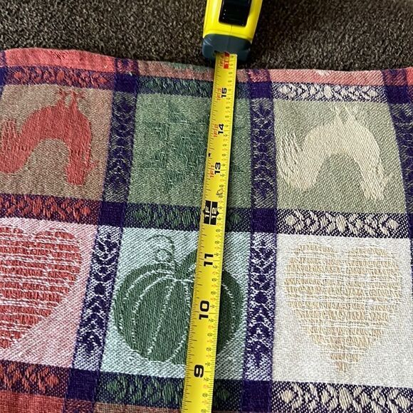 Autumnal2 Farmhouse Set of 4 Dinner Square Cloth Napkins- 16” by 16” - Picture 16 of 16